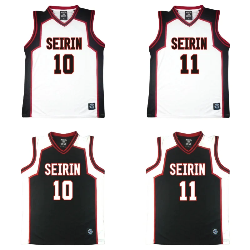 Фото Костюм для косплея COSAnime Kuroko Tetsuya No Basuke SEIRIN: футболка для баскетбола с именами Кагами Тайги, Цуичи Сатоси, Хьюги. №4