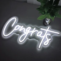 2022 congrats neon light custom led neon sign for graduation party decorations college background signs for room bar neon light
