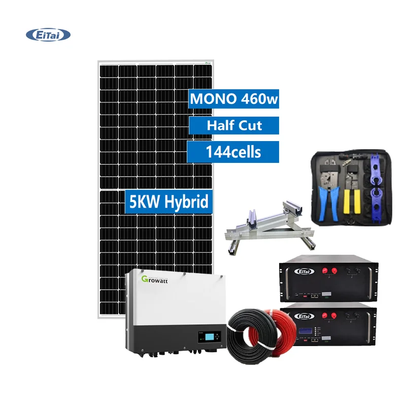

EITAI Solar System 3 KW 5KW 10KW 10KW 30KW Solar Panel Hybrid power system cost