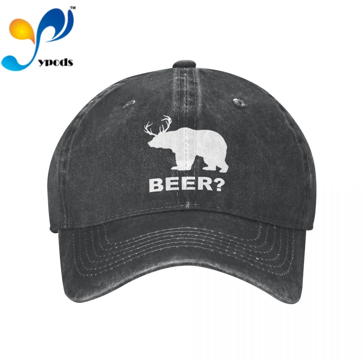 

Retro Deer Beer Bear Women Men Cotton Baseball Cap Unisex Casual Caps Outdoor Trucker Snapback Hats