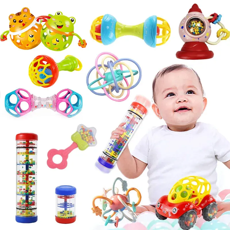 

Sensory Newborn Rattle Baby Toys 0 6 12 Months Sensory Games Teething Toy Development Baby Teether Toys For Babies 0 1 2 Years