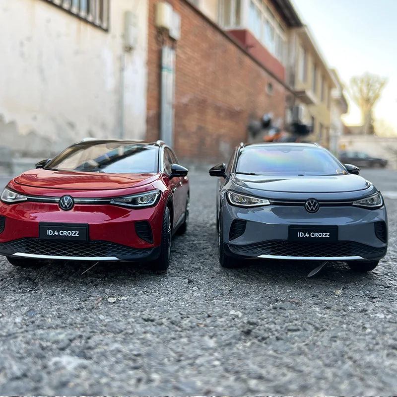 Фото Оригинальная масштабная модель 1:18, Volkswagen VW ID.4 Crozz, ID.4CROZZ, литая под давлением модель для коллекции и дисплея №2