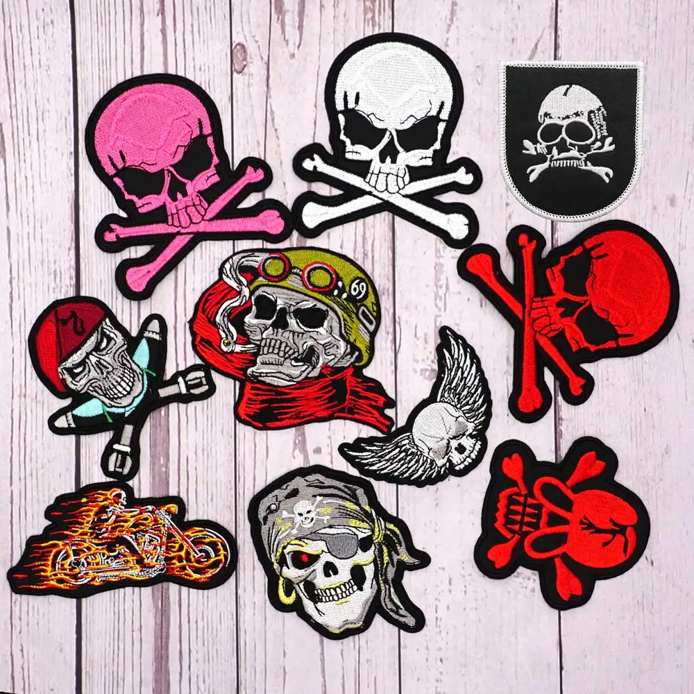 Тактическая вышивка Skeleton gun нашивка крючком и петлей