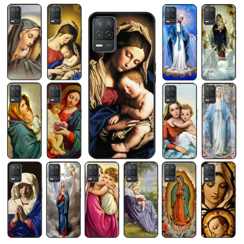 

Bless Virgin Mary Printing Phone Case for OPPO Realme 8 7 6 6Pro 7Pro 8Pro 6i 5i C3 C21 C21Y C11 C15 C20 C25 X3 SuperZoom