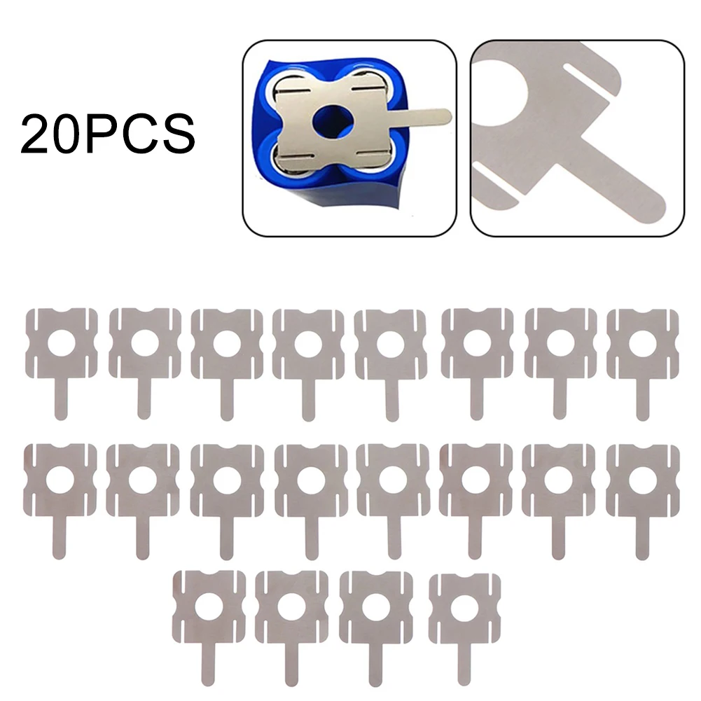 10/20pcs U-shaped Nickel Sheets Welding Tools Lithium Pack Plated Replacement Soldering Tools Battery Welding Accessories