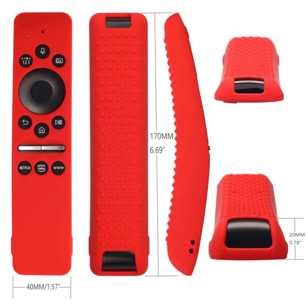 

Silicone Remote Control Protective Case For Samsung BN59 Series Smart TV Remote Control Protective Cover Fall Resistant