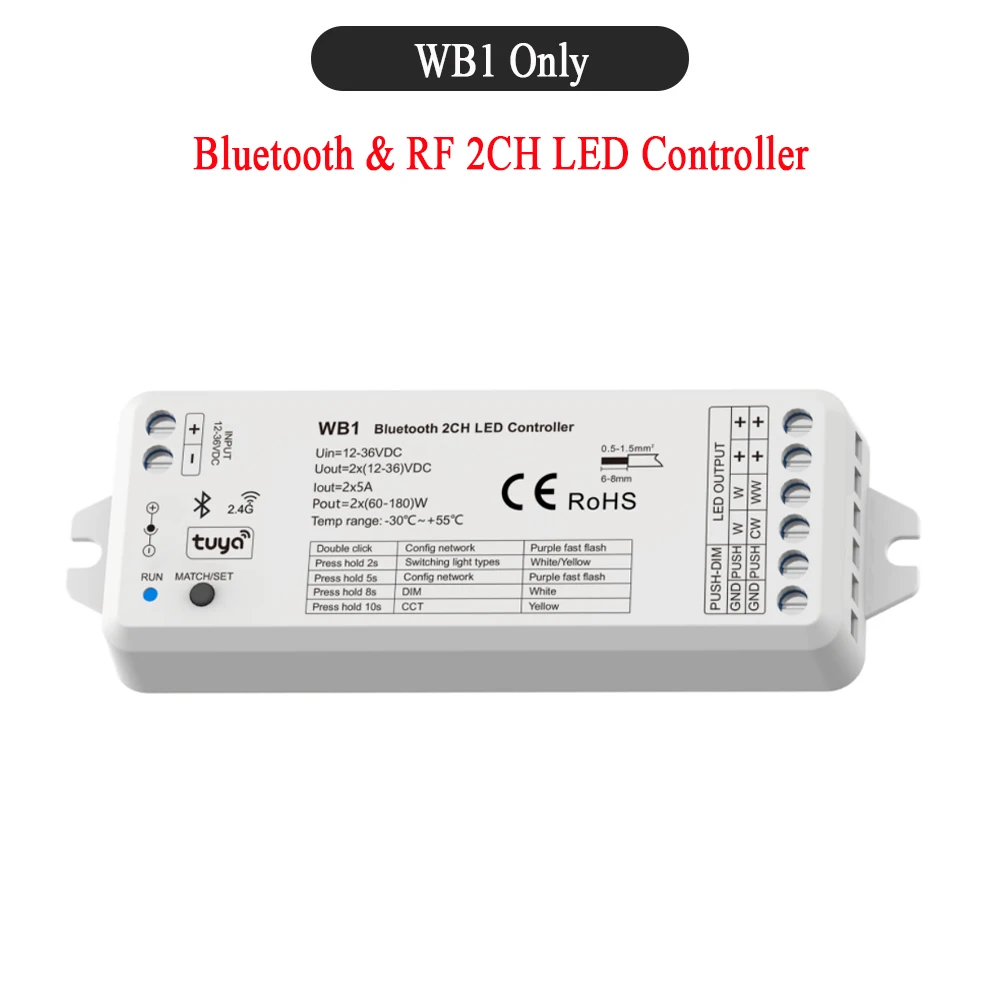 

CENFAYA WB1 RGB-контроллер для светодиодной ленты