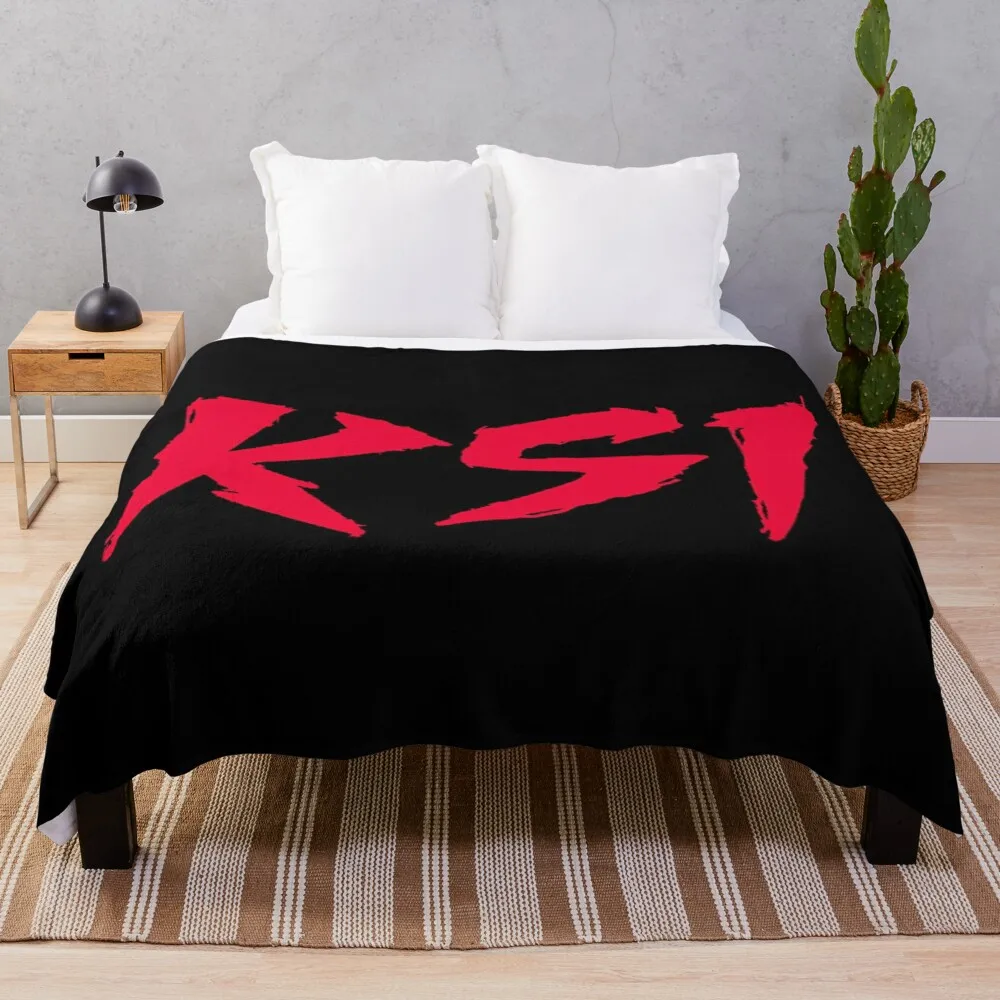 

KSI Logo Throw Blanket soft big blanket luxury brand blanket blanket for travel light