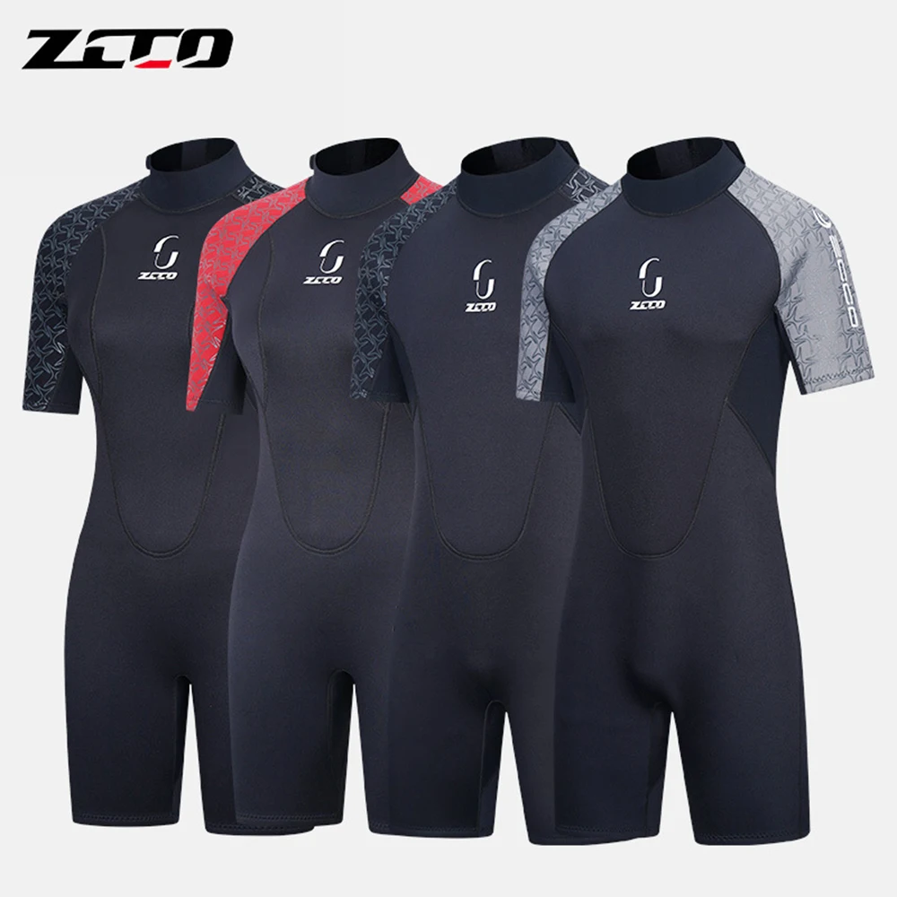 Fashion New 3MM Neoprene Diving Suit Men And Women One-Piece Short Sleeve Diving Suit Thickened Warm Surfing Snorkeling Suit