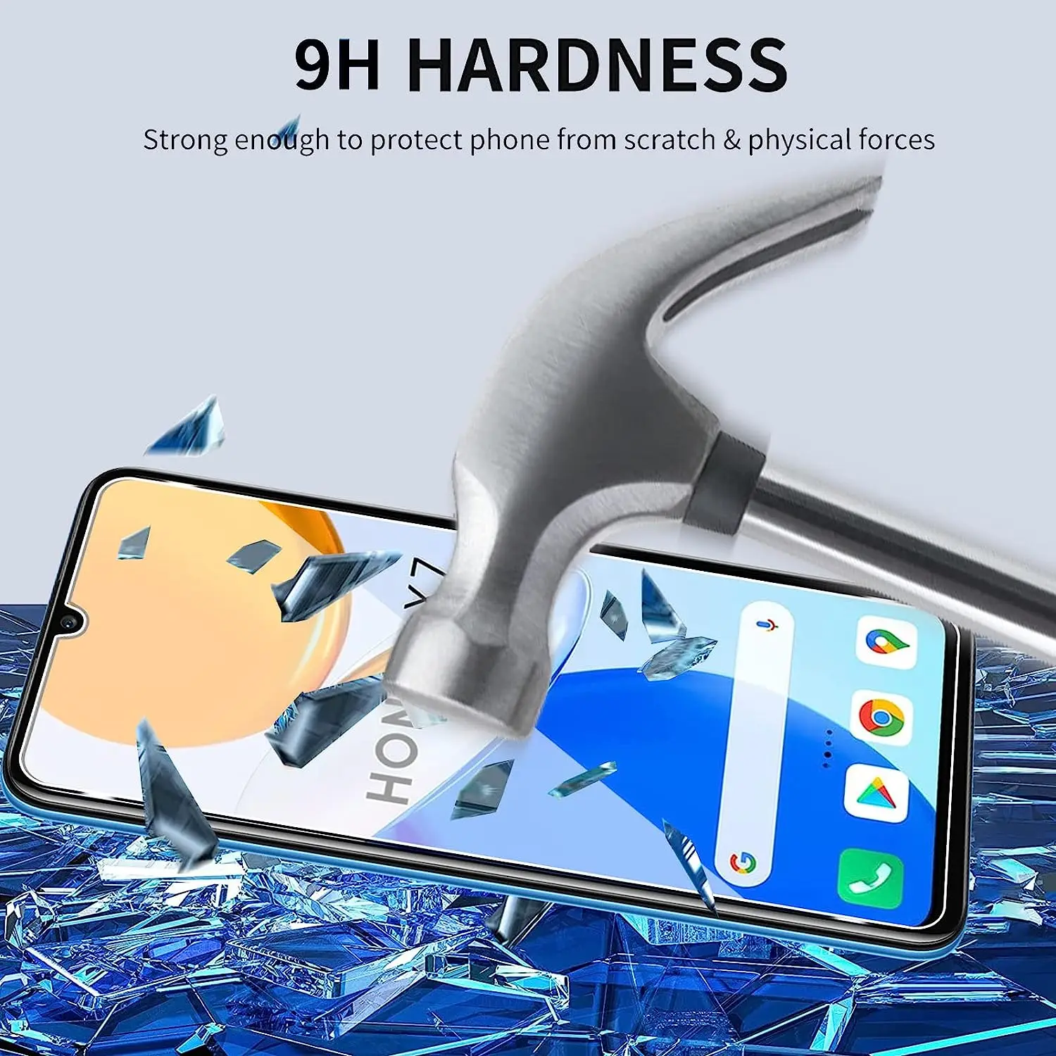 2/4Pcs Screen Protector Glass For Honor X7 X7a Tempered Glass Film