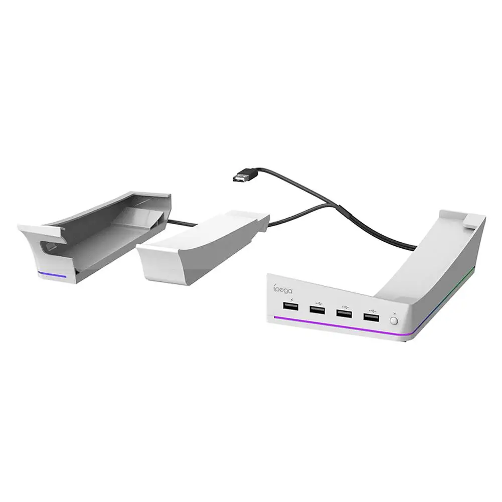 Для Ps5 тонкий держатель консоли горизонтальный кронштейн с подставкой Rgb для Slim