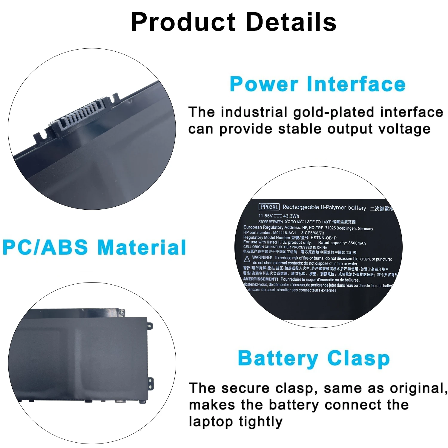 PV03XL PP03XL Аккумулятор для ноутбука HP Pavilion x360 13-BB 13-BB0000 14-DV 14-DW 14-DW00015-EH L83388-421 HSTNN-DB9X