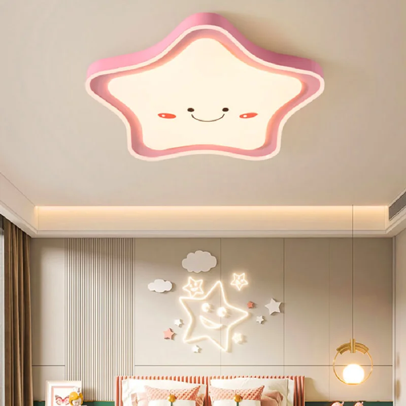 

Nordic decoration home study kids bedroom decor smart led lamps Ceiling lights for living room stars indoor lighting lamparas