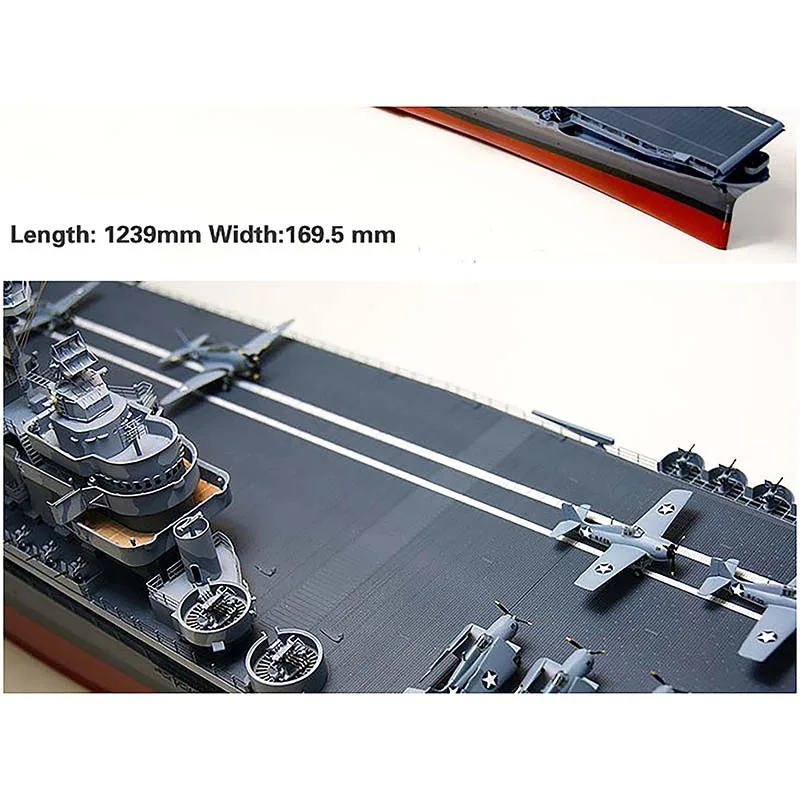 Trumpeter 1/200 USS Hornet CV-8 Комплект модели авианосера в разобранном виде Неокрашенная