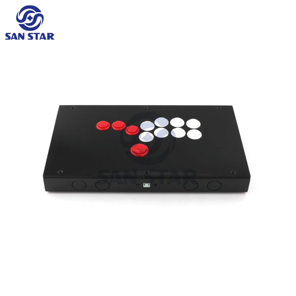 

RAC-J800B All Buttons Fightbox Hitbox controller Style Arcade Joystick Game Fight Stick For PS4/PS3/PC Sanwa OBSF-24 30