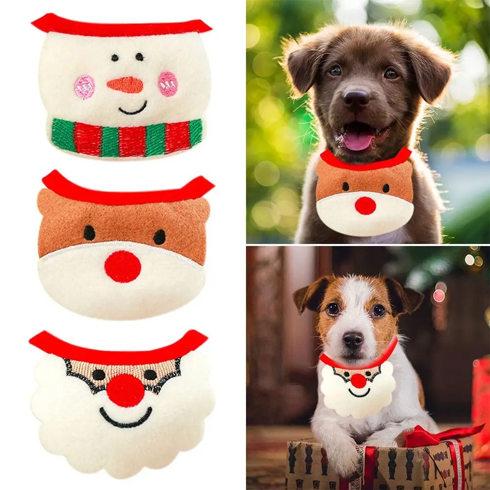 

Cute Pet Scarf Pet Cat Dog Decoration Christmas Dog Bandana Triangular Bandage Saliva Towel Bibs Neckerchief