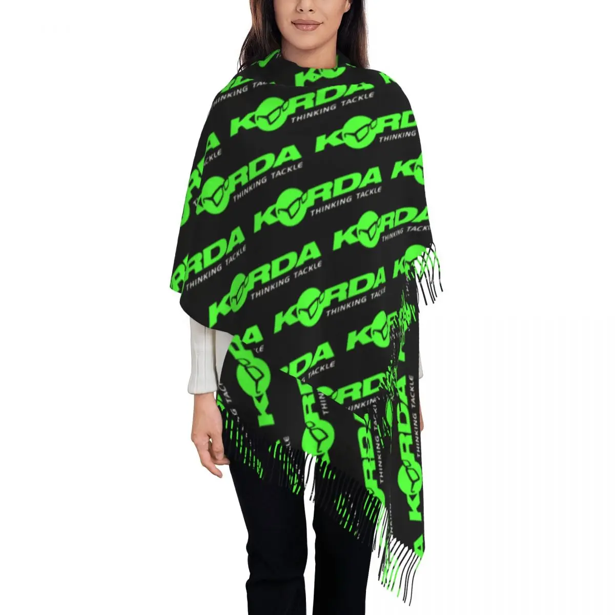 Шарф рыболовный с логотипом Korda для мужчин и женщин теплый зимний индивидуальным