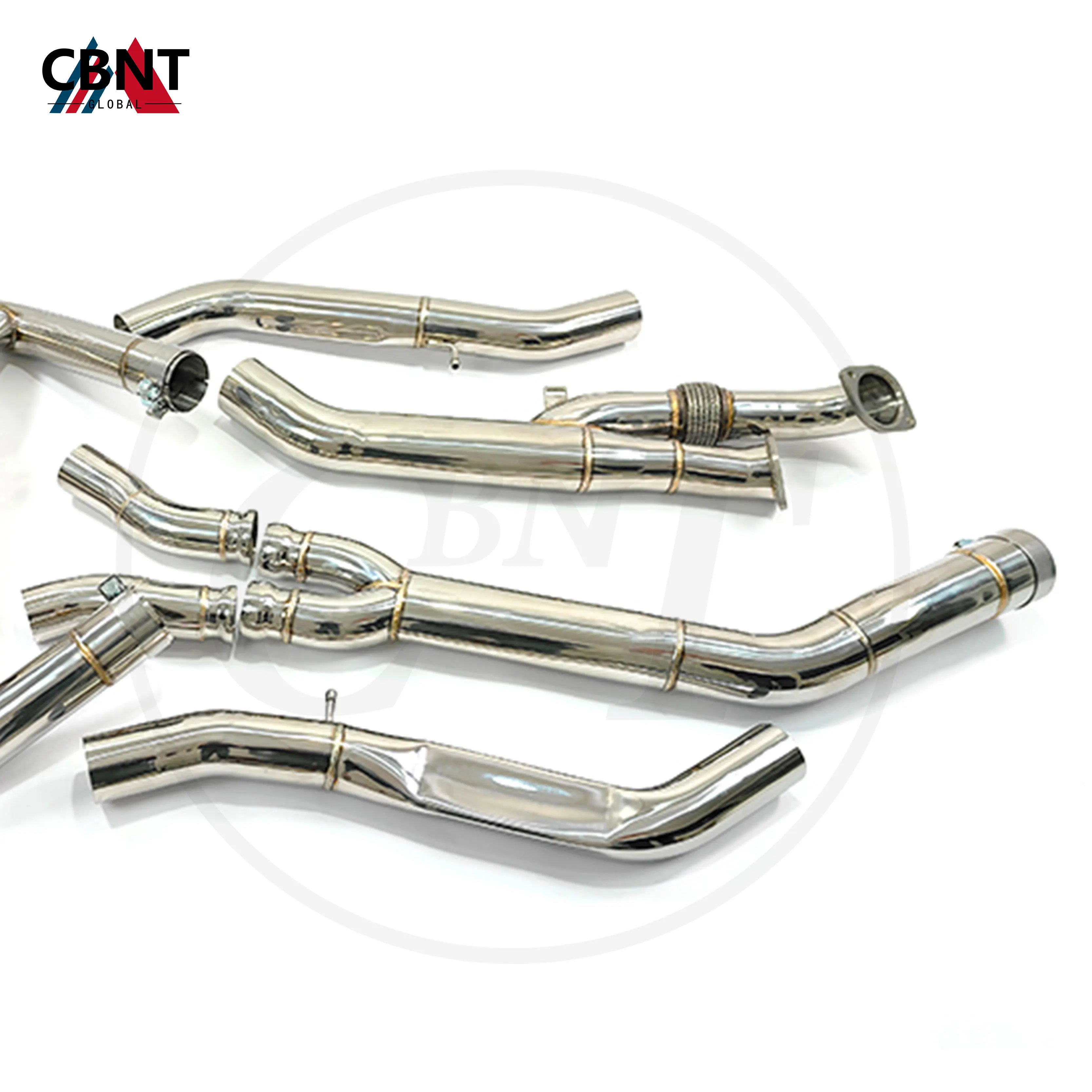 CBNT средняя выхлопная труба &amp Catback глушитель с клапаном производительности SS304