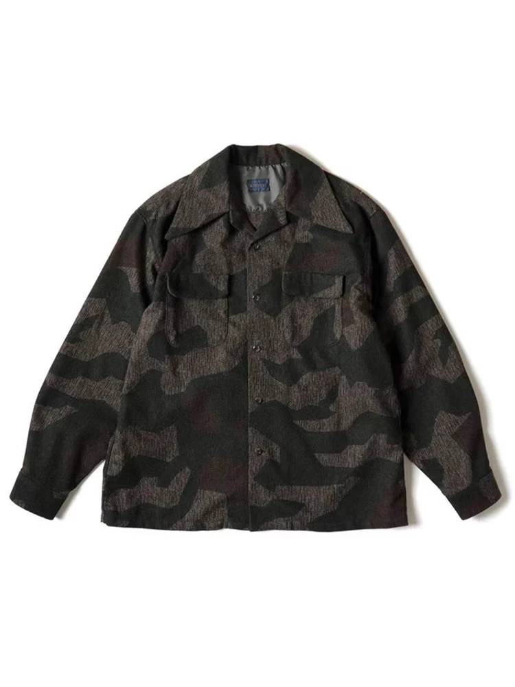 

Retro camouflage printed casual jacket uniform KAPITAL Unisex Jackets for men Clothes coats outerwears Clothing jacket