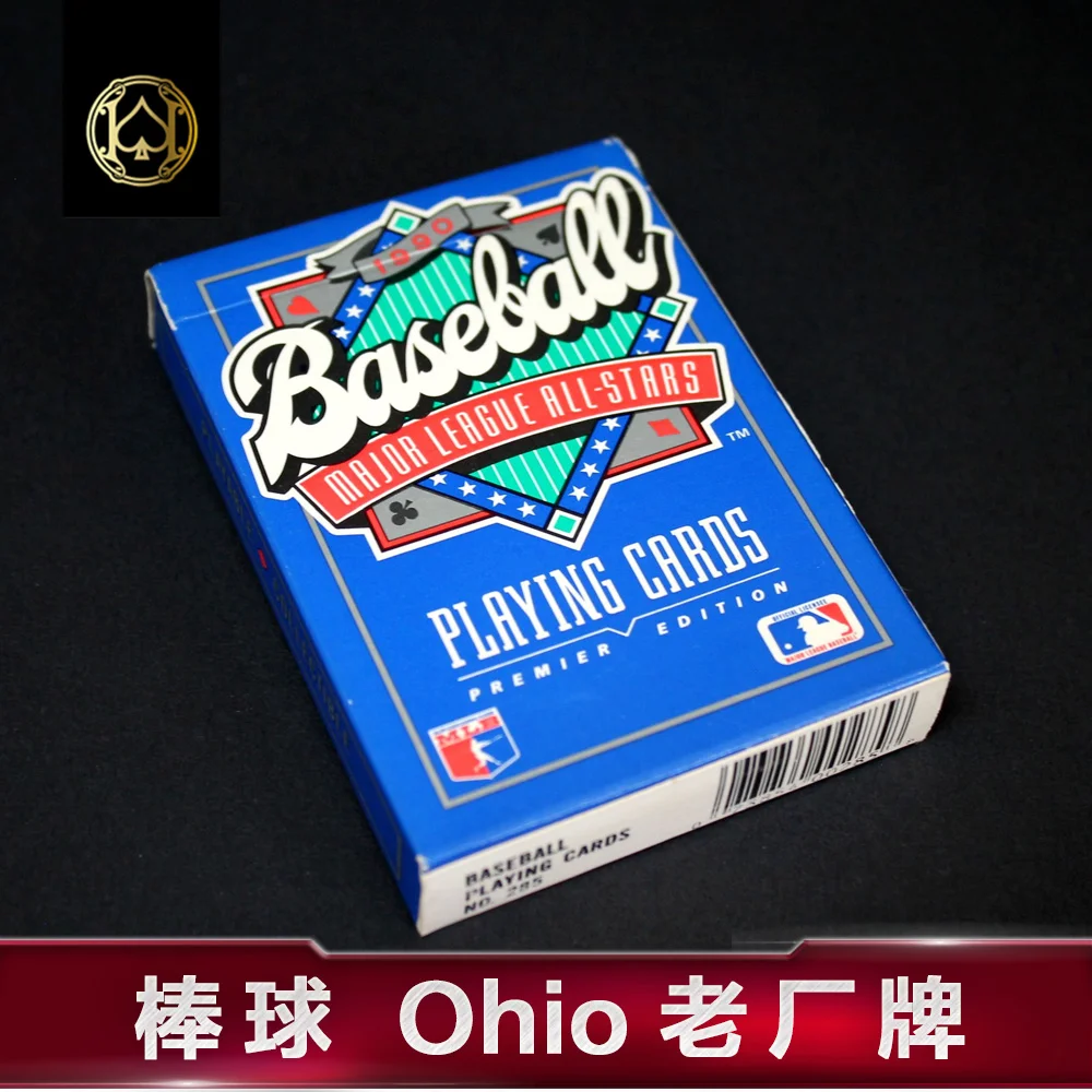 

Baseball 1990 MLB Playing Cards USPCC Deck Poker Size Magic Card Games Magic Tricks Props