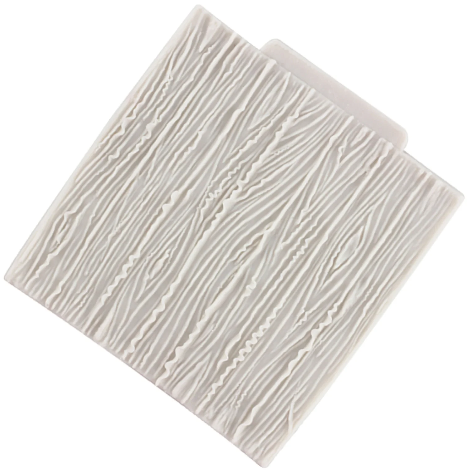 Силиконовая форма для мастики с текстурой дерева и лая