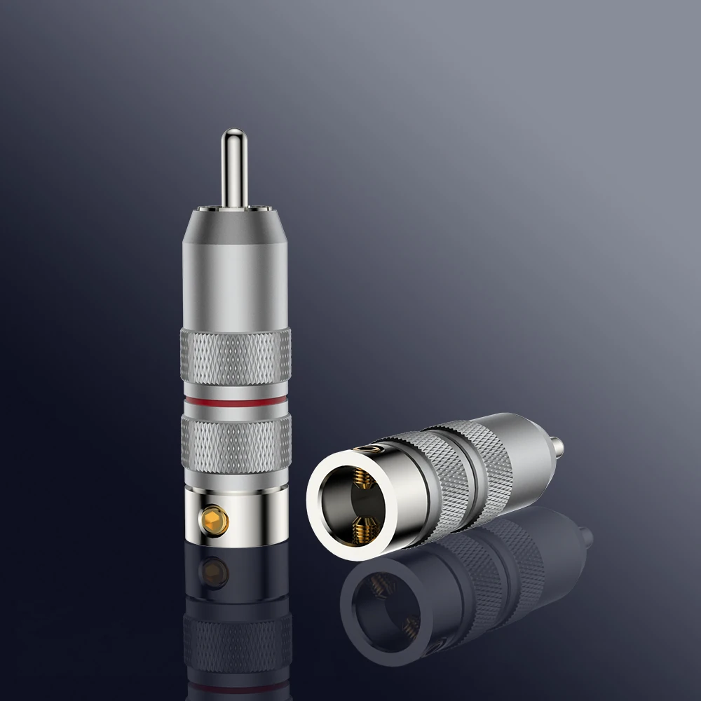 Вибро VR107R Разъем RCA Разъемы из чистой меди Штекер аудиокабеля