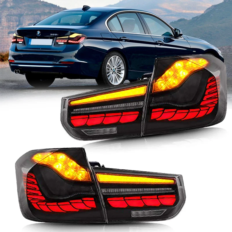 

Rear Fog Lamp + Brake Lamp + Reverse + Dynamic Turn Signal Car LED Taillight Tail Light For BMW F30 F35 2013 - 2019 320i 328i