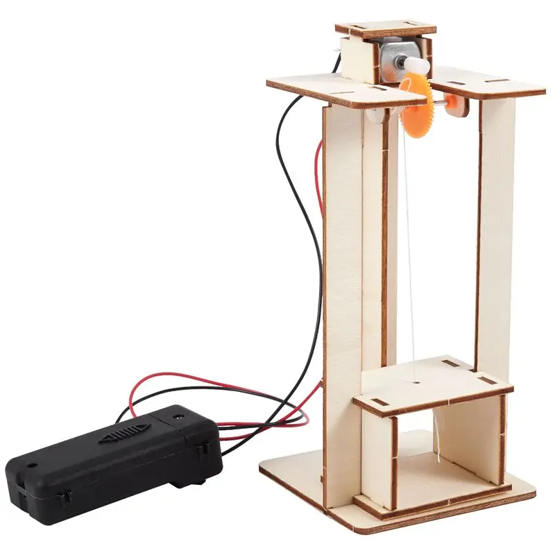 

Assemble Diy Electric Lift Science Kids Educational Toys Experiment Material Puzzles Model Kits Toy For Children Learning Gifts