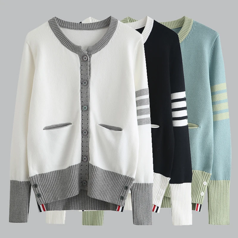 

Sweater Korean Fashion Cardigan Women Sweaters Y2k Cardigans Tops 2022 Clothes Knitted Kawaii Autumn Winter Long Sleeve Clothing