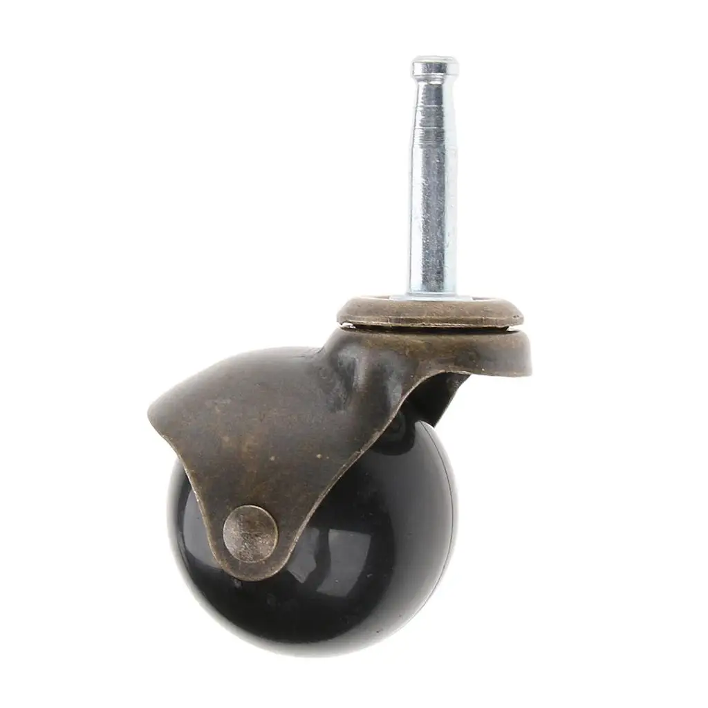 

BLACK CASTOR WHEELS 50mm Swivel Office Chair Trolley Casters