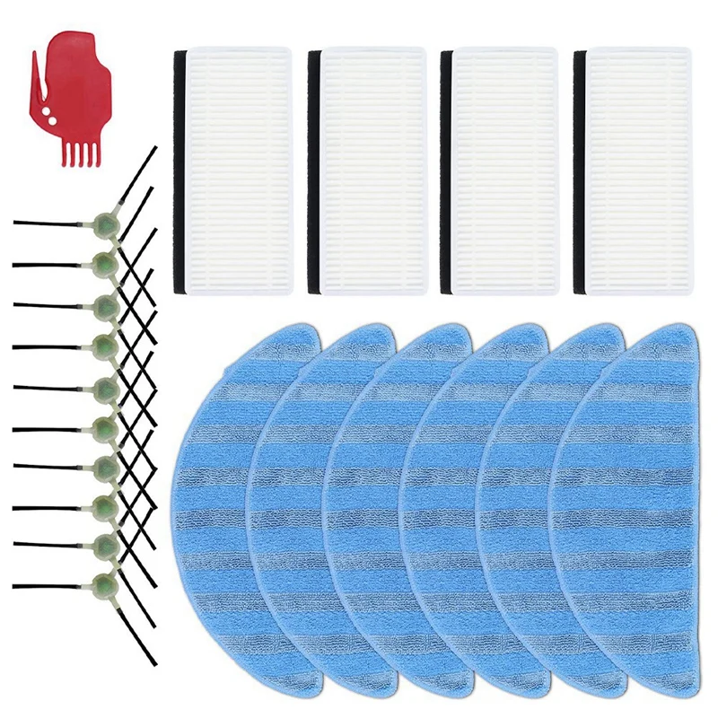 

2023 Hot Sale-Replacement Parts Side Brushes Hepa Filters Mop Pads For Lefant M200 M201 M501 Robot Vacuum Cleaner Accessories