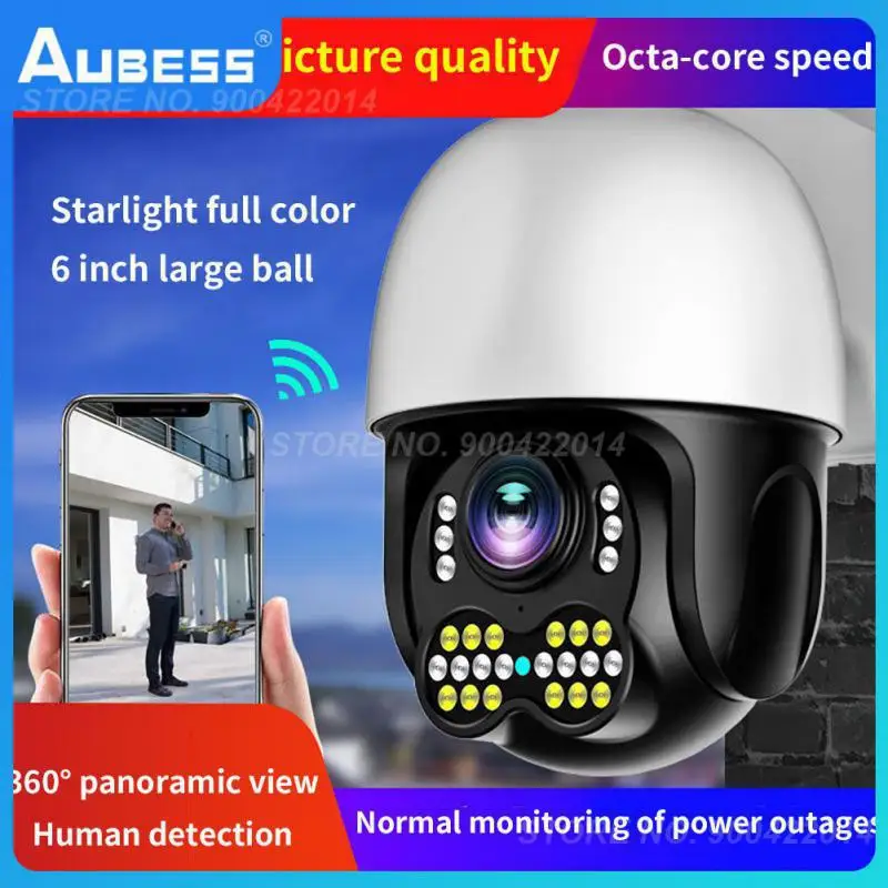 

F6 Ptz Camera Night Vision Surveillance Camera Motion Detection Waterproof Outdoor Camera 2023 New Two-way Voice Intercom 3mp