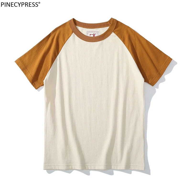 

100% Cotton Anti-static Soft Male Summer Vintage T Shirt Tops Tees Clothing Patchwork Casual O-Neck Short Sleeve Men T-Shirt