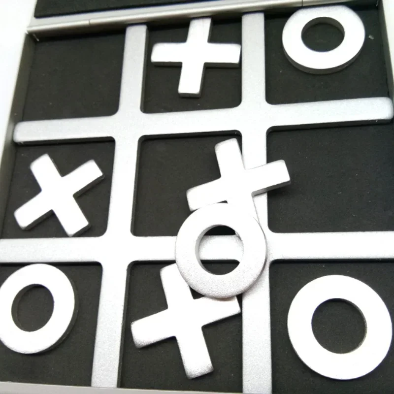 Металлические игры Tic Tac Toe семейные настольные для всех возрастов подарки на день