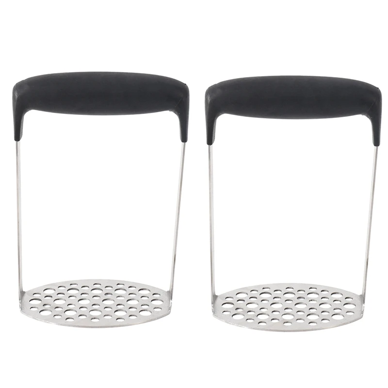 

Массажер для картофеля ABSF 2X с широкой и эргономичной горизонтальной ручкой-тарелка с мелкой сеткой для гладкого пюре