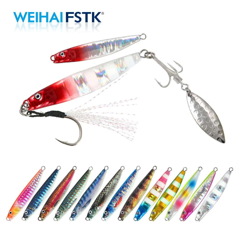 

Fishing lure metal Jig Fishing Lure 10 15 20 30 40g Shore Cast Jigging Spoon Bass Fishing Bait Trout Saltwater Jigging Lures