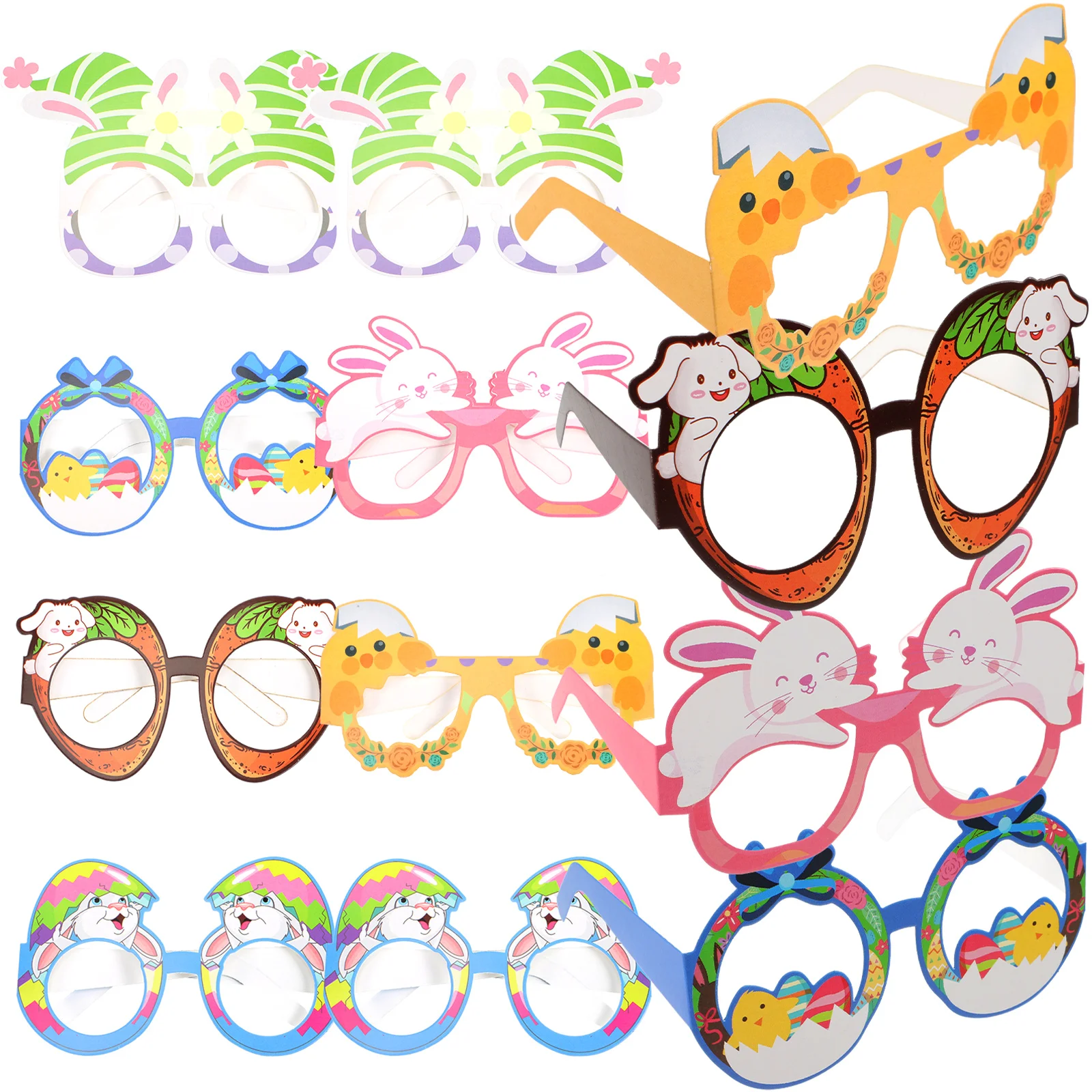 

Glasses Easter Rabbit Eyeglasses Costume Sunglasses Props Themed Happy Photoanimal Egg Novelty Party Bunny Decorations