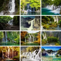 5d diy diamond painting landscape picture full drill embroidery waterfall rhinestone mosaic gift cross stitch kit home decor