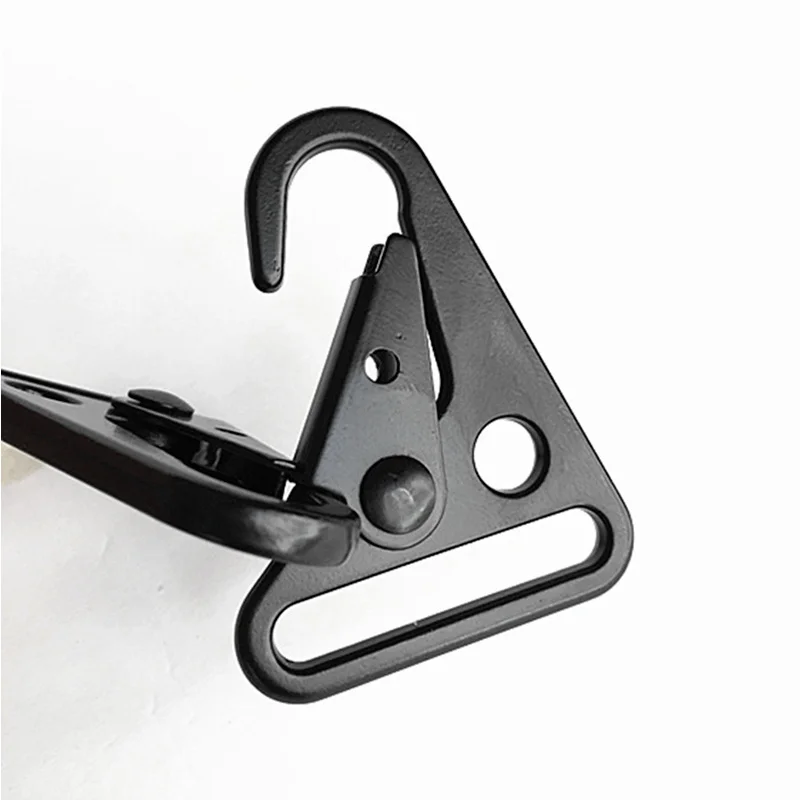 2PCS Olecranon Metal Hook Buckle Clasp Outdoor Tools EDC Gear Hunting Hiking Tactical Carabiner Strap Snap