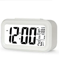 5 4 inch led digital alarm clocks backlight snooze function with calendar night light clocks suit for bedroom office home decor