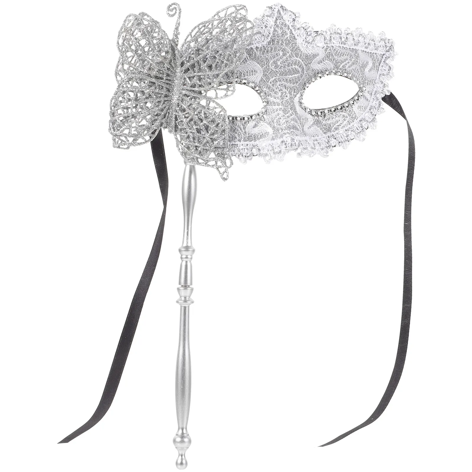 

Masquerade Mask With Stick Fancy Dress Mask Dancing Party Mask Prom Mask For Women Christmas Party Costume Decoration Natal