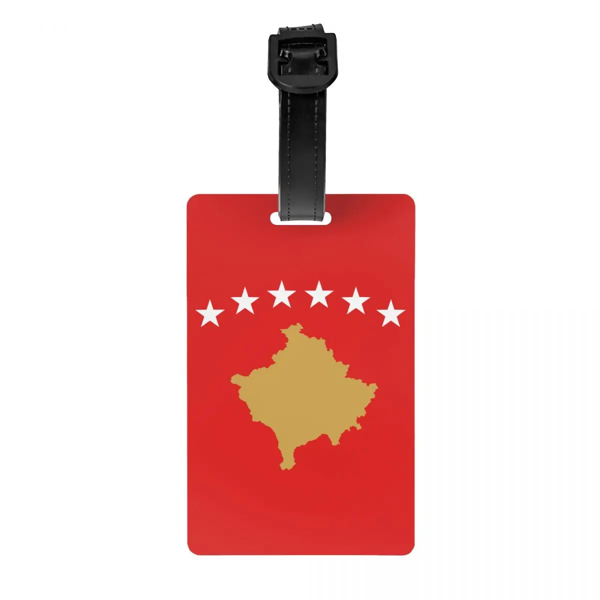 

Kosovo Flag Luggage Tag Kosovar Proud Travel Bag Suitcase Privacy Cover ID Label