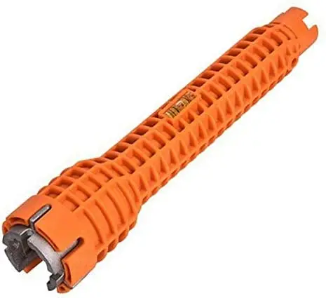 

Faucet and Sink Installer Anti-Slip,Multifunctional Pipe Wrench,Sink/Bathroom/Kitchen Plumbing Tubing Wrench Faucet Tool