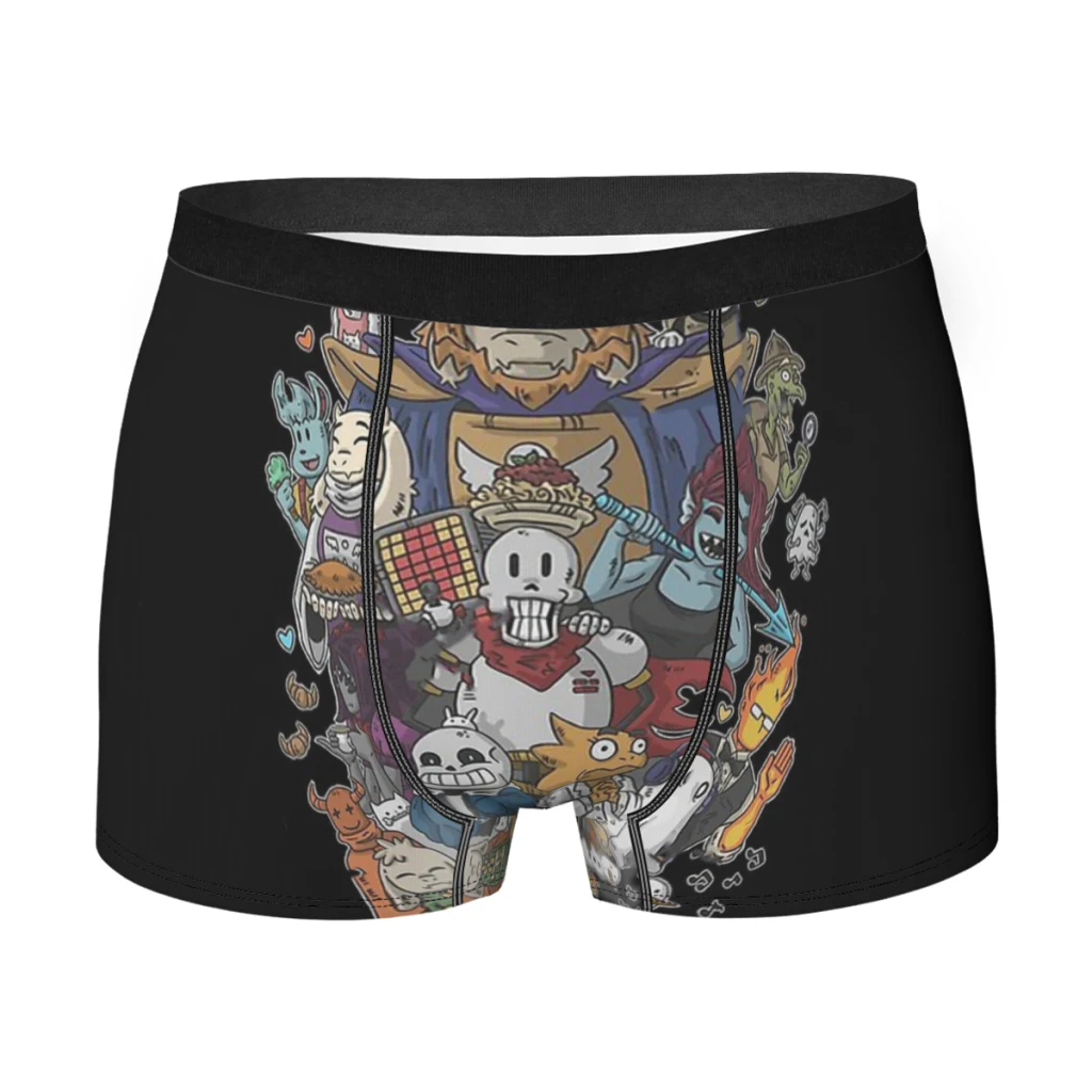 

Underparty мужские боксеры Undertale дышащие забавные трусики, высококачественные шорты с принтом, подарки на день рождения