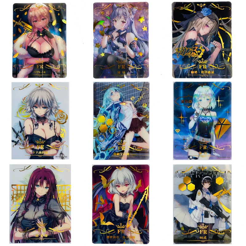 

Goddess Story Card Holder Genshin Keqing Izayoi Sakuya Anime Figure Collection Card FR Series Rare Collection Toy Card Gift