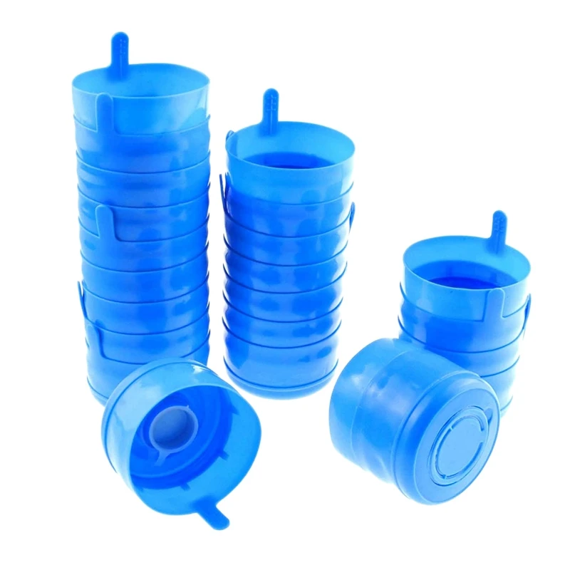 

35Pcs Non Spill Cap Anti Splash Bottle Caps 55Mm 5 Gallon Bucket Water Jug Replacement Water Bottle Snap On Cap