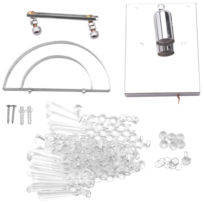 

Modern Crystal Wall Lamp Chrome Sconce Wall Light For Living Room Bathroom Home Indoor Lighting Decoration