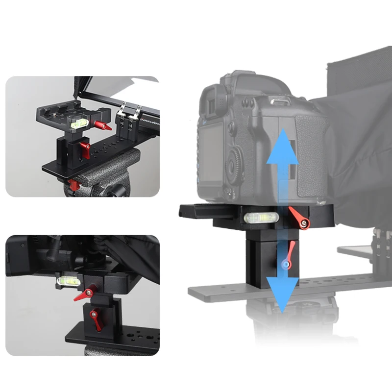 

T12 Teleprompter for 11 inch Mobile Phone Tablet PC SLR Camera Portable Live Broadcast Equipment Mobile