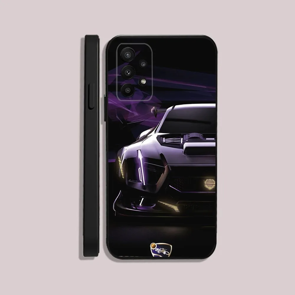 Чехол для телефона Game R-Rocket League Samsung S24 23 22 30 21 10 9 Ultra Plus Lite FE 5G черный мягкий чехол