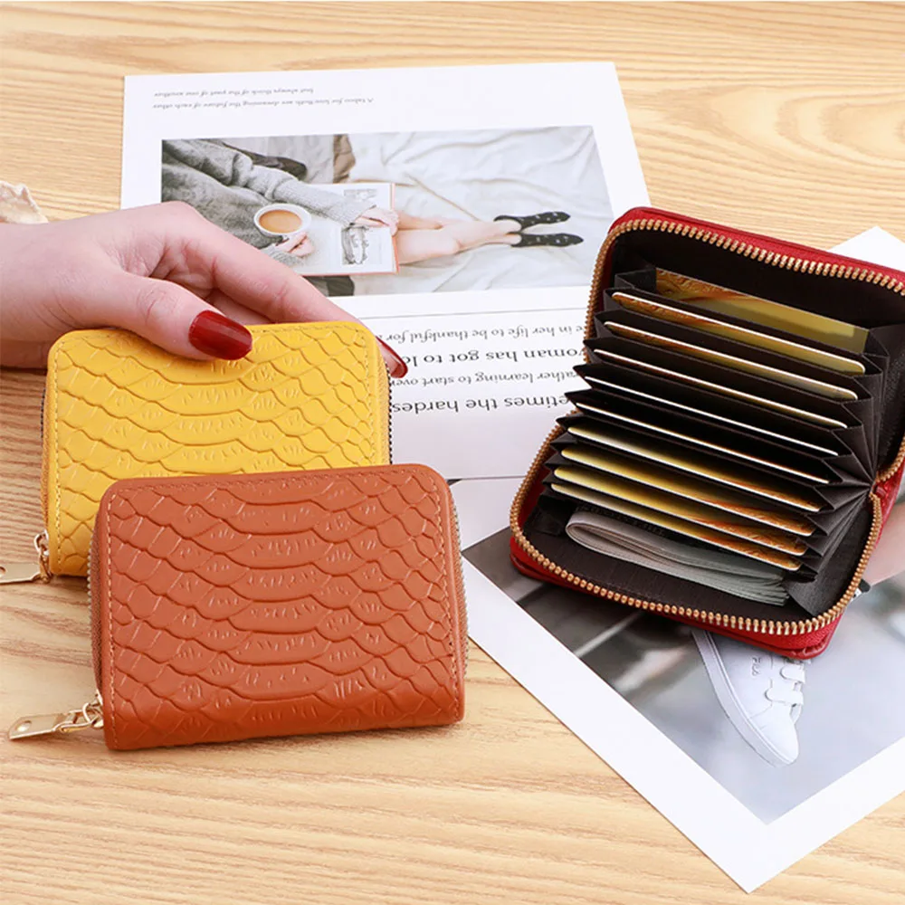 

Women Wallet Mini Clip Zipper Coin Box Simple Organ Card Bag Large Capacity Cash Storage Clip Manager Portomonee Vrouwen